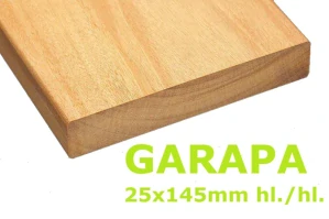 Prkno GARAPA 25x145, délka 2135mm, hl./hl.